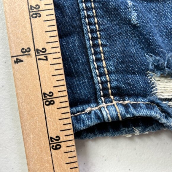 Silver Jeans Blue Boyfriend Jeans Distressed - Picture 11 of 11